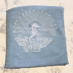 "Life Is Good" Blue Sea Horse Tank